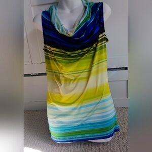 Colorful summer top tunic